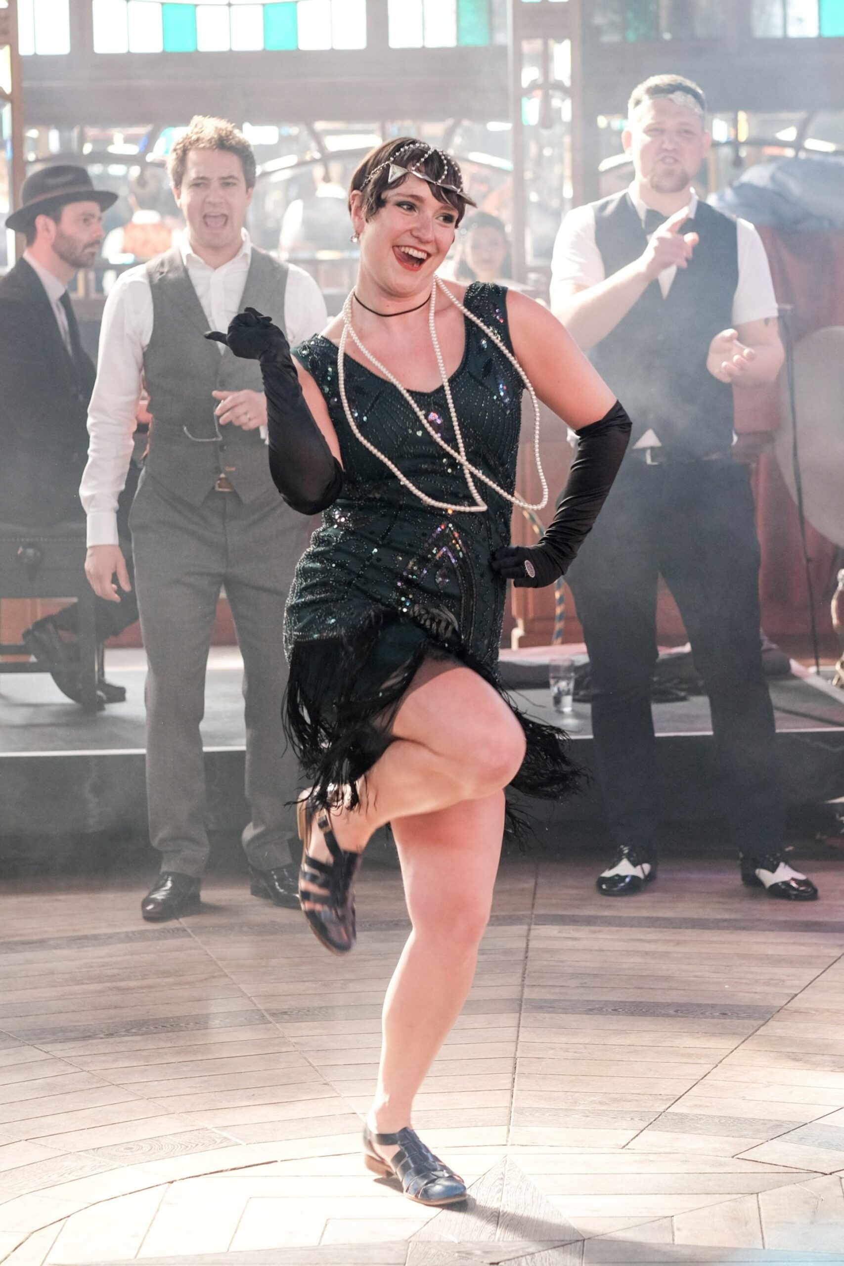 Illustrative example of 1920s flapper dresses
