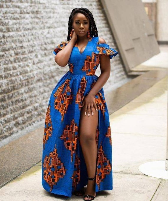 Illustrative example of african print dresses