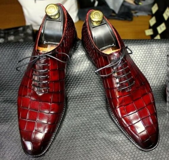 Illustrative example of alligator dress shoes