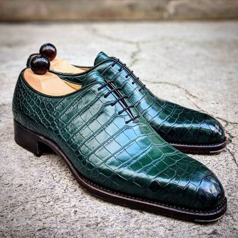 Illustrative example of alligator dress shoes