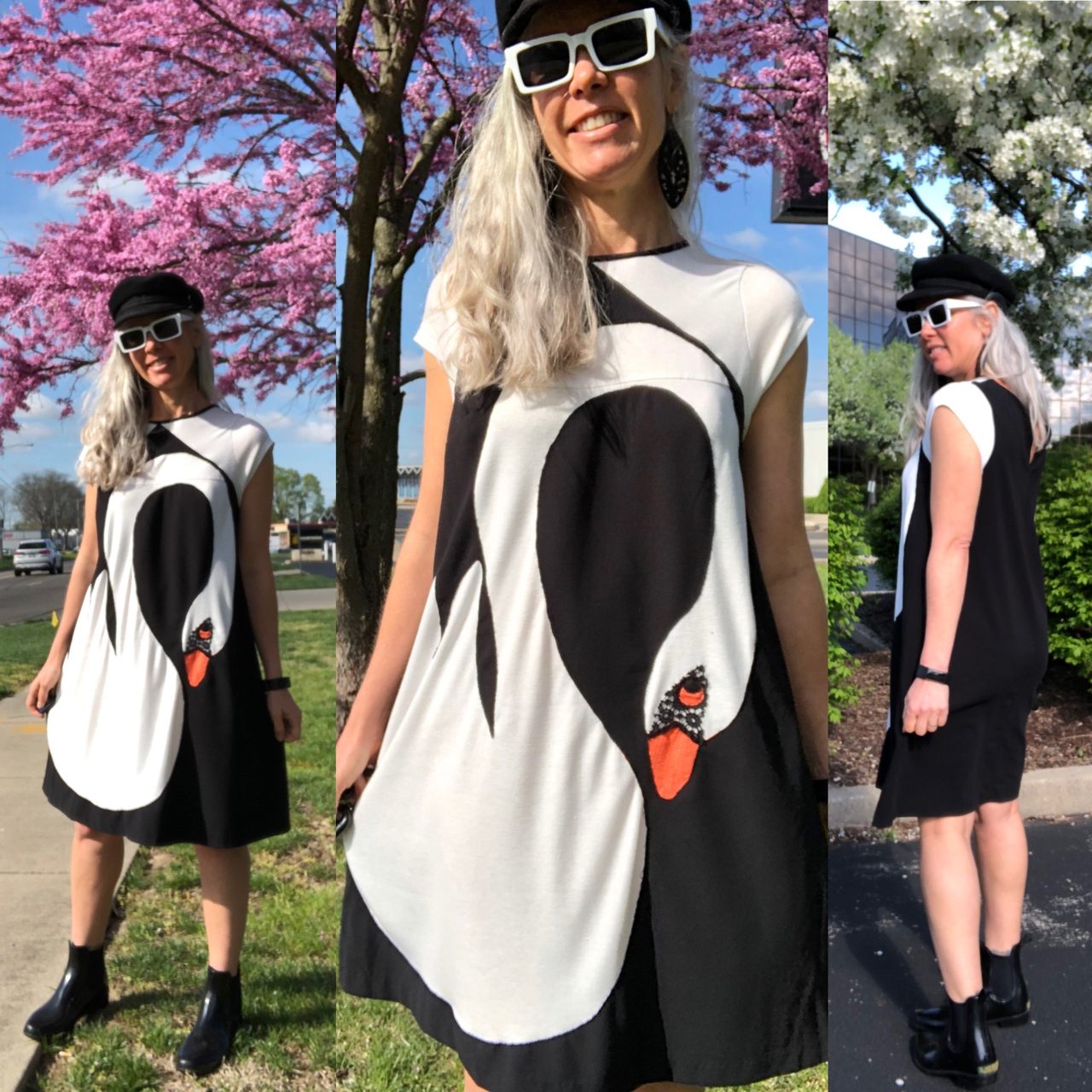 Illustrative example of applique dress