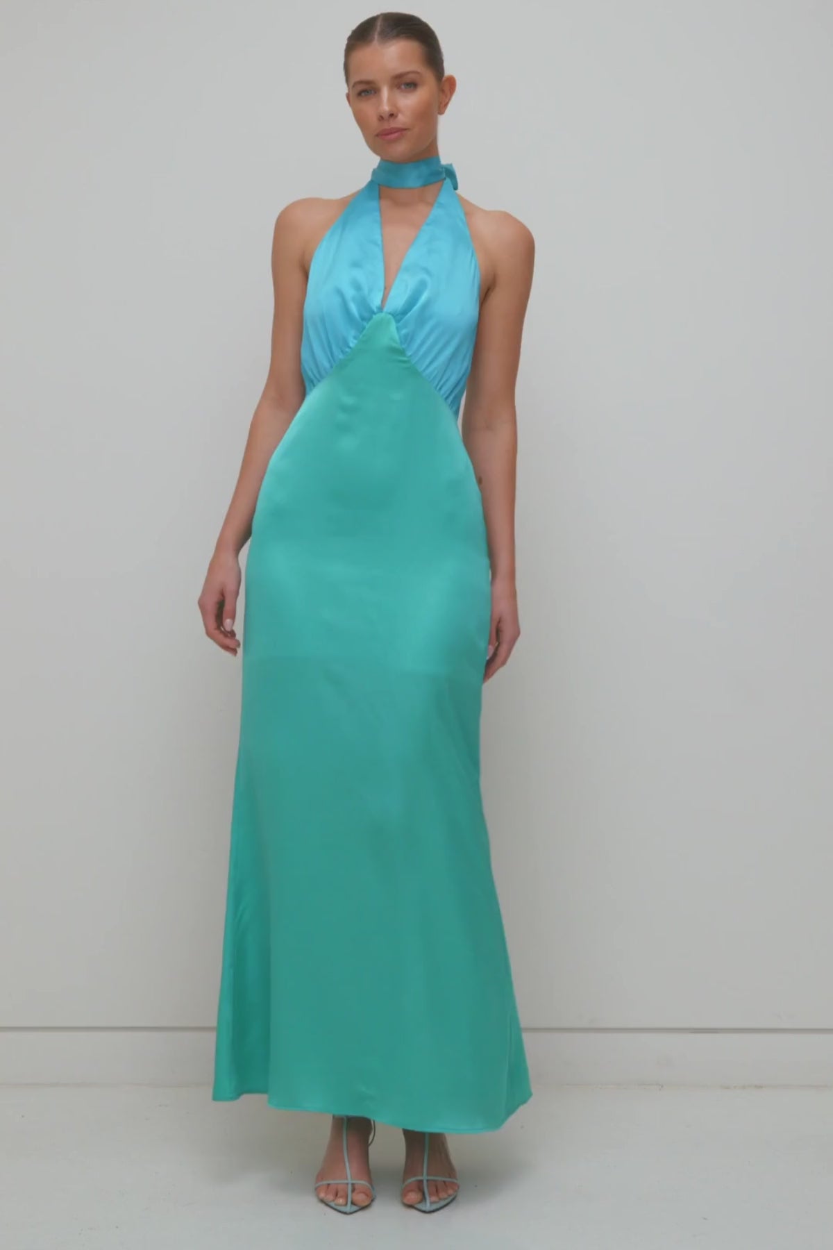 Illustrative example of aquamarine dress