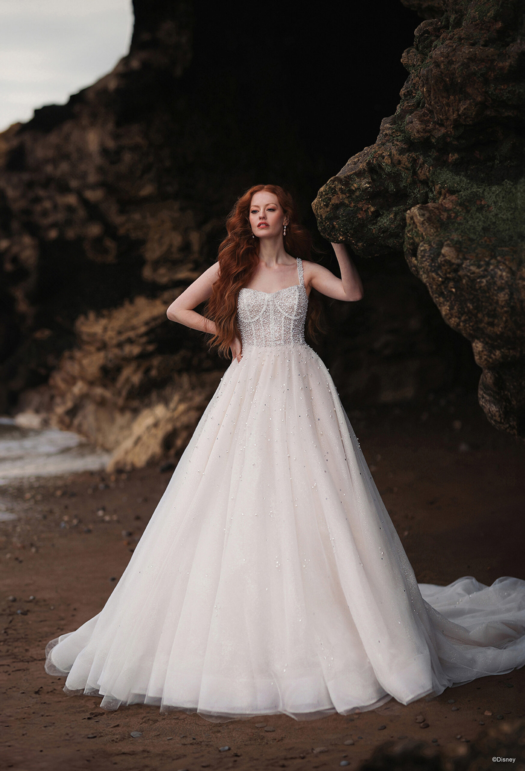 Illustrative example of ariel wedding dress