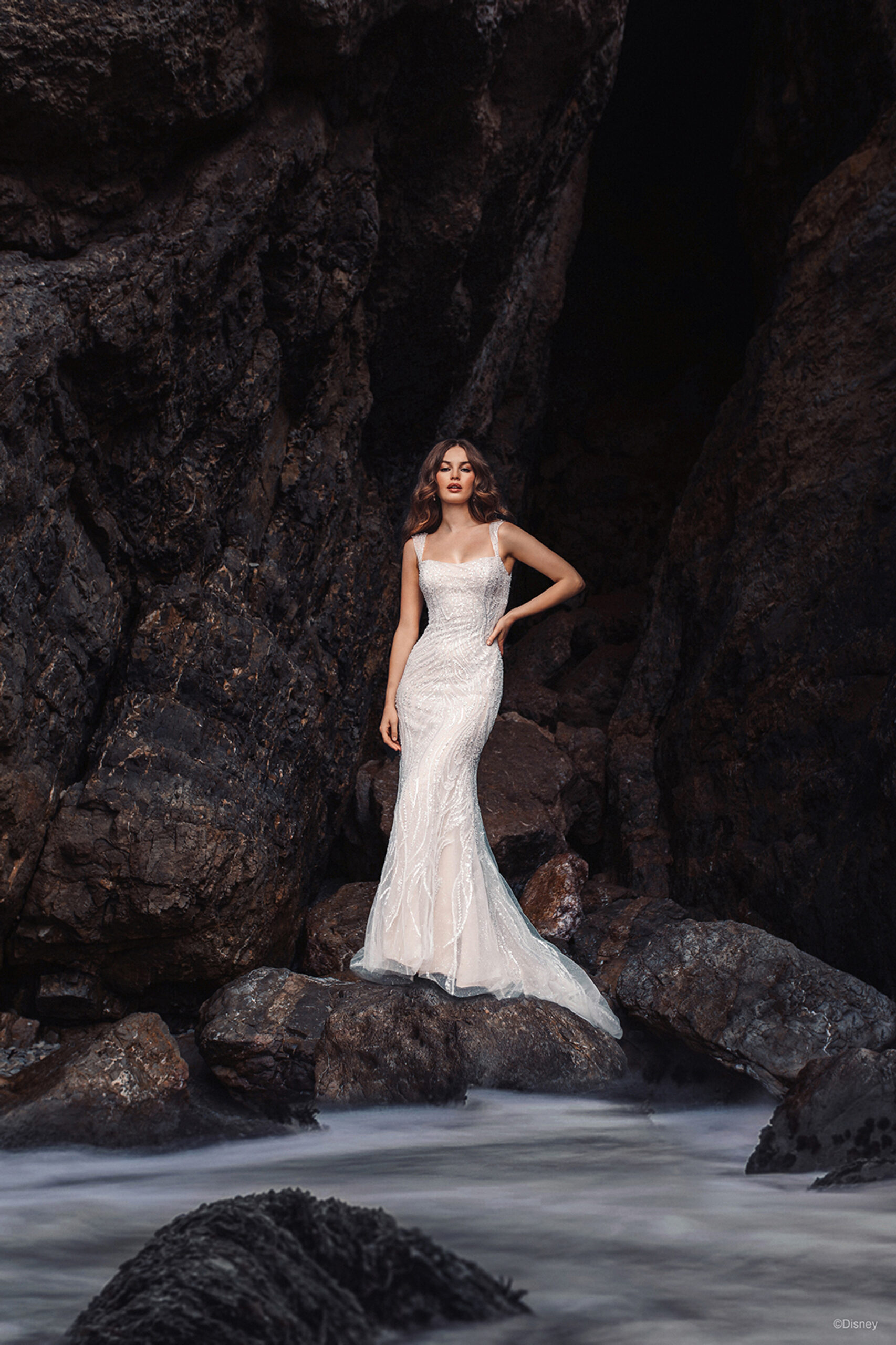 Illustrative example of ariel wedding dress