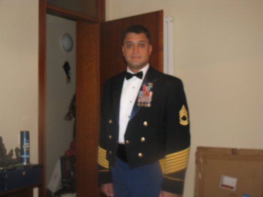 Illustrative example of army mess dress