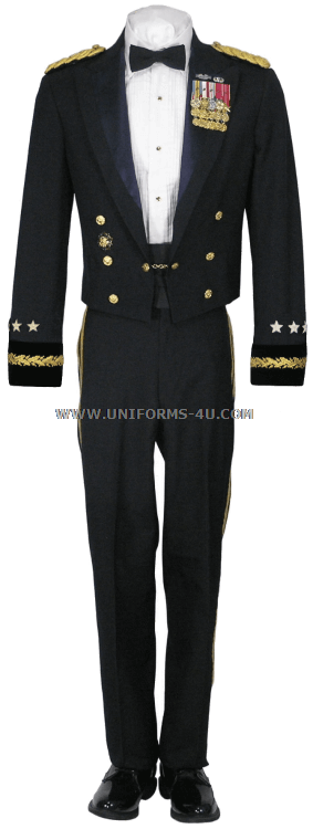 Illustrative example of army mess dress