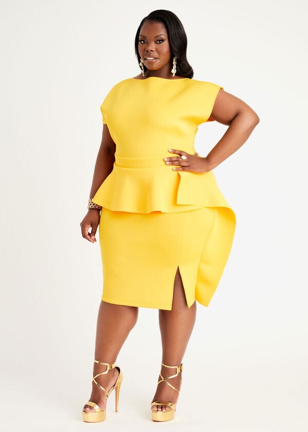 Illustrative example of ashley stewart plus size dresses