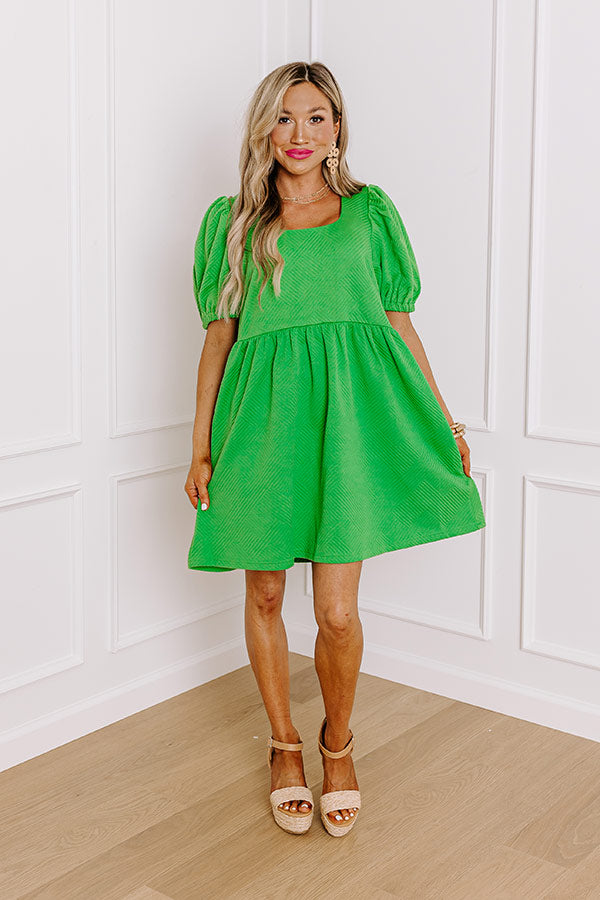 Illustrative example of babydoll mini dress
