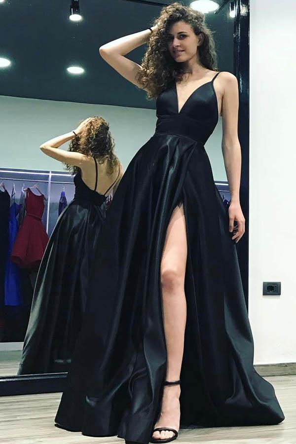 Illustrative example of backless prom dress