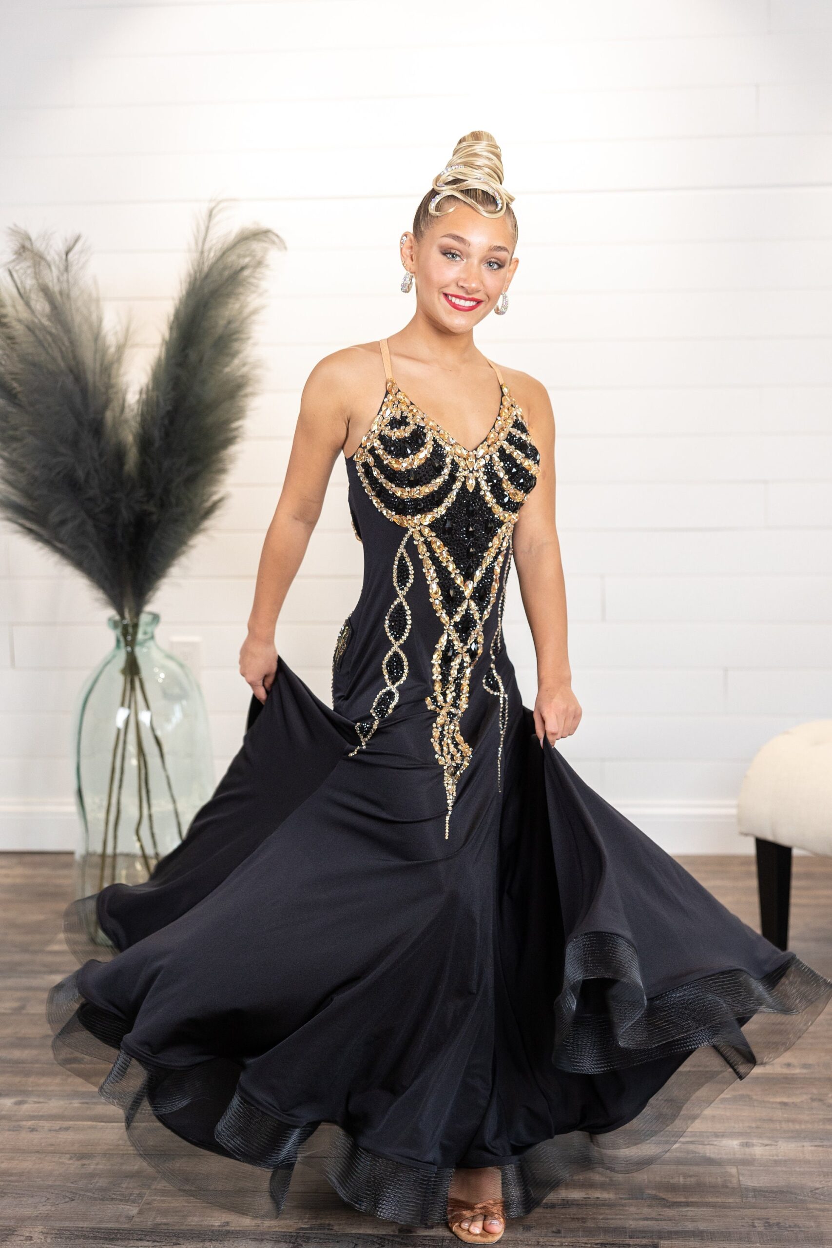 Illustrative example of ballroom dance dresses