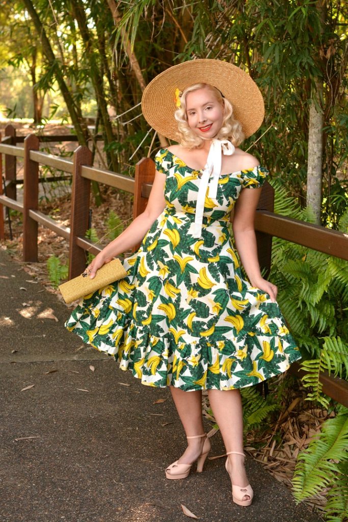 Illustrative example of banana dress