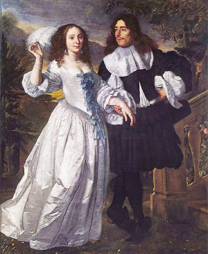 Illustrative example of baroque dress
