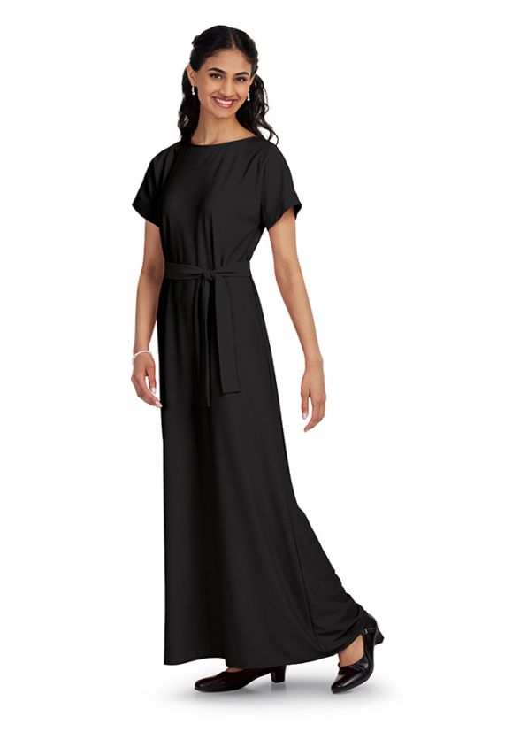 Illustrative example of black concert dress
