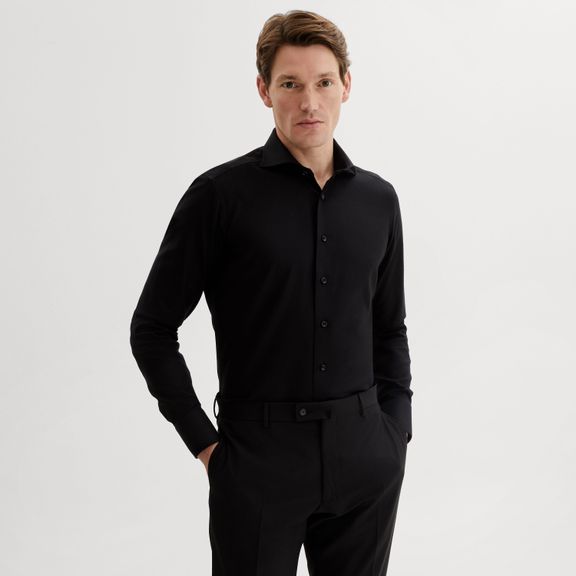 Illustrative example of black dress shirts
