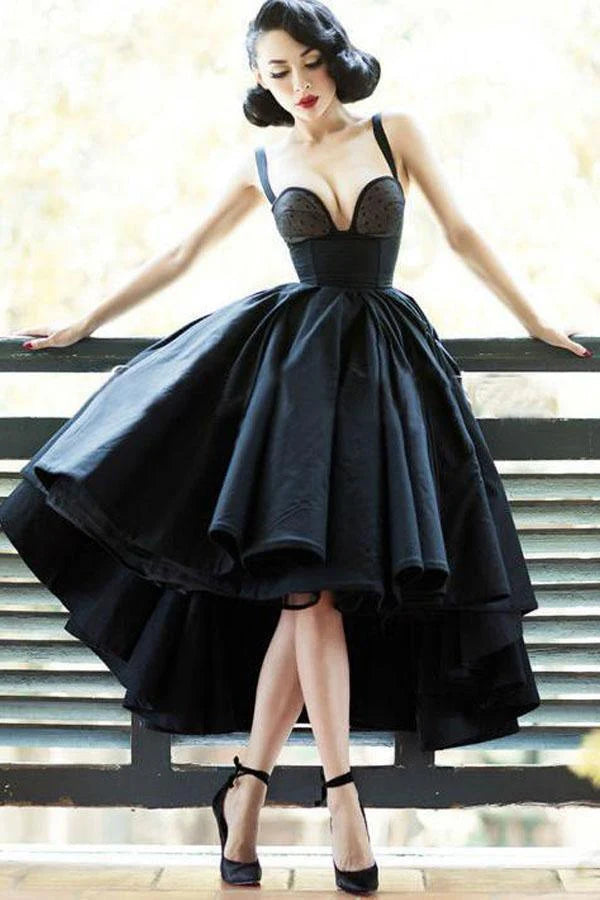 Illustrative example of black homecoming dresses