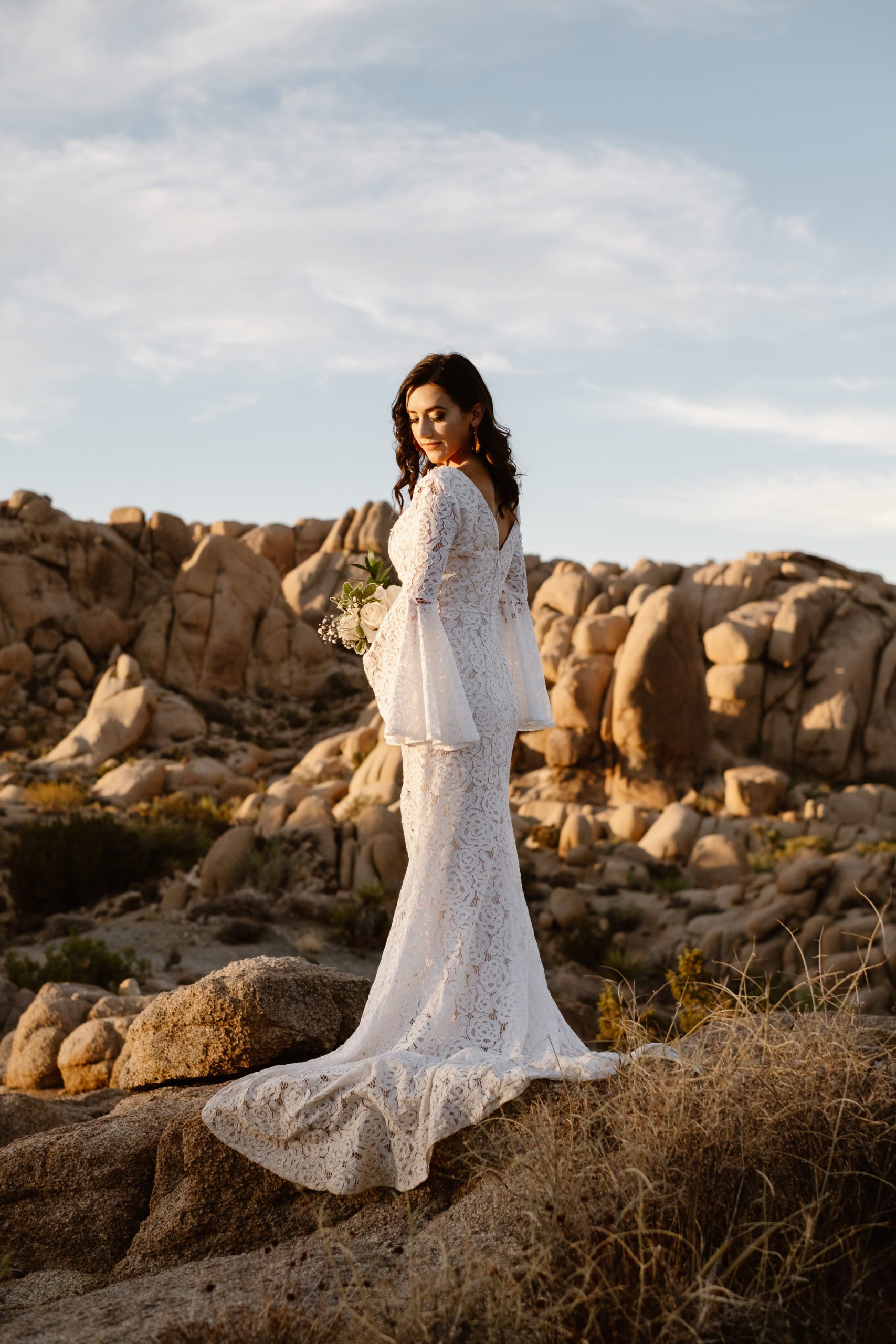 Illustrative example of bridal dresses for eloping