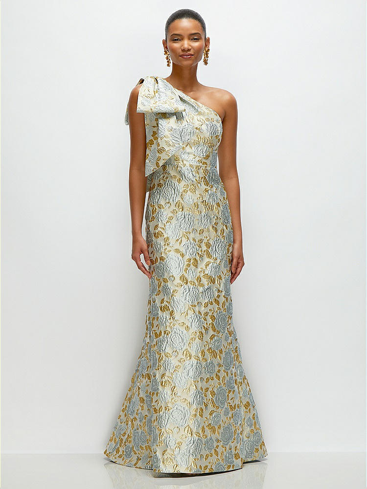 Illustrative example of brocade dress