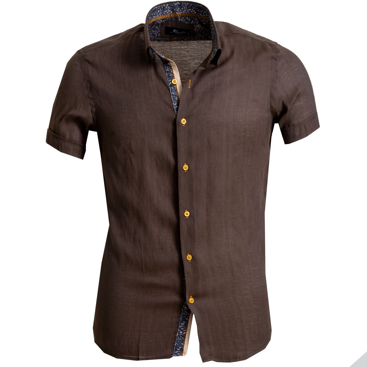 Illustrative example of brown dress shirt