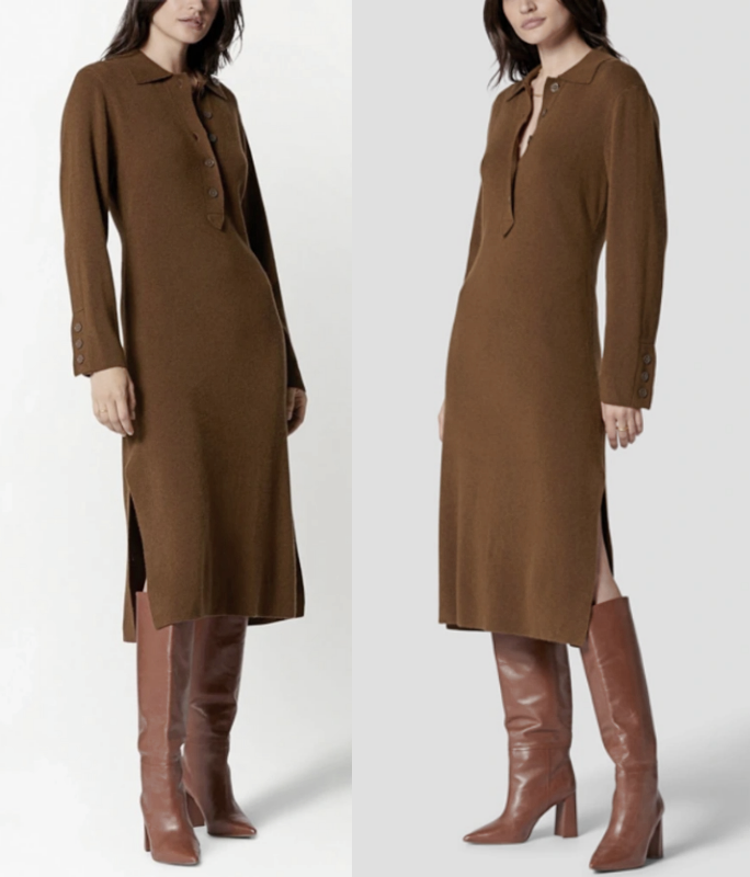 Illustrative example of cashmere dress