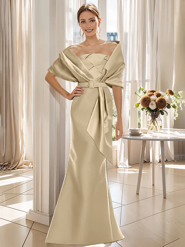 Illustrative example of champagne mob dresses