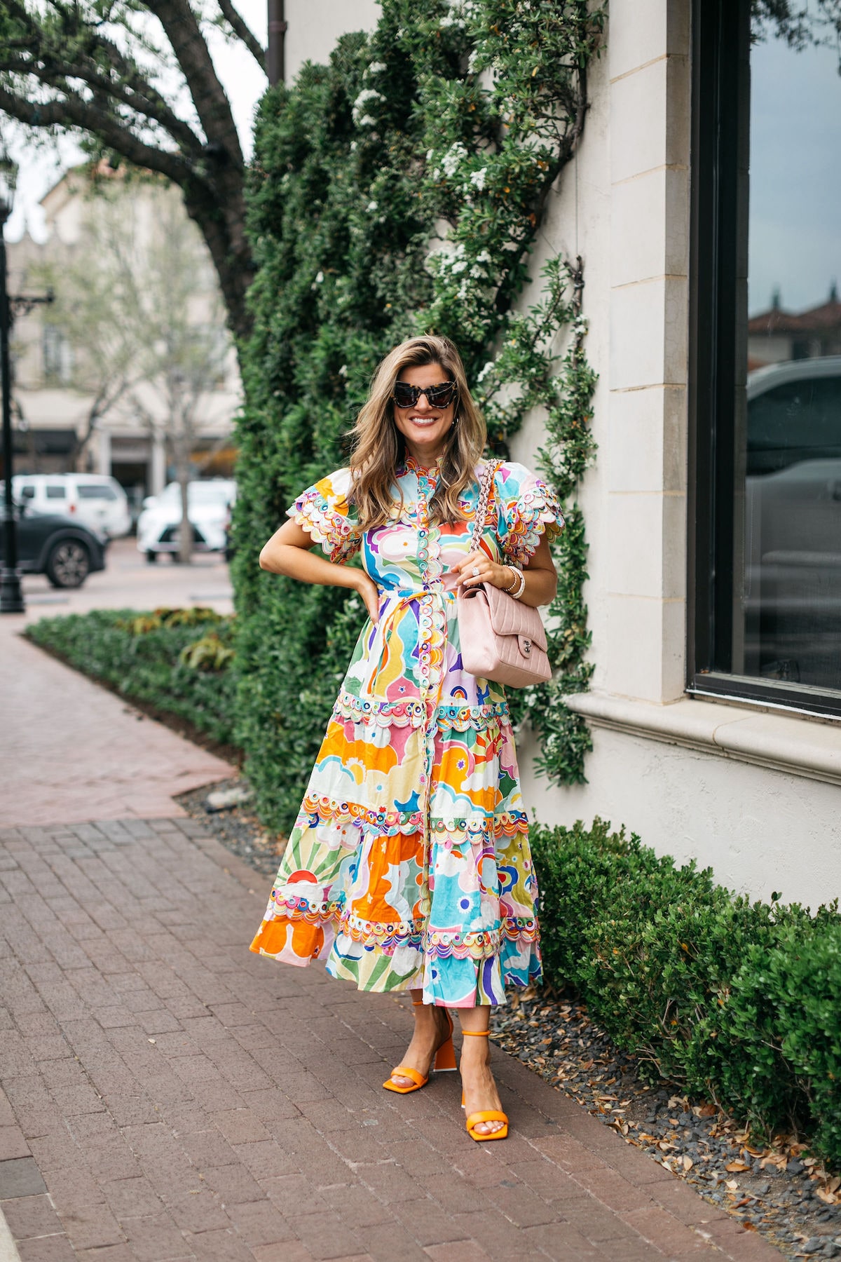 Illustrative example of colorful dress