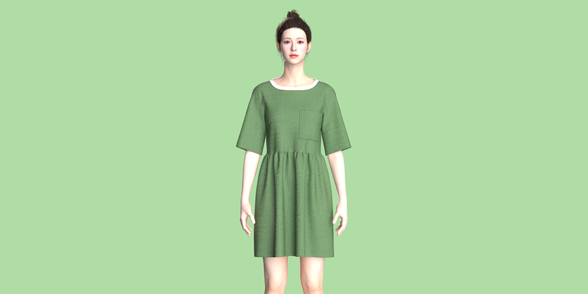 Illustrative example of cord dress