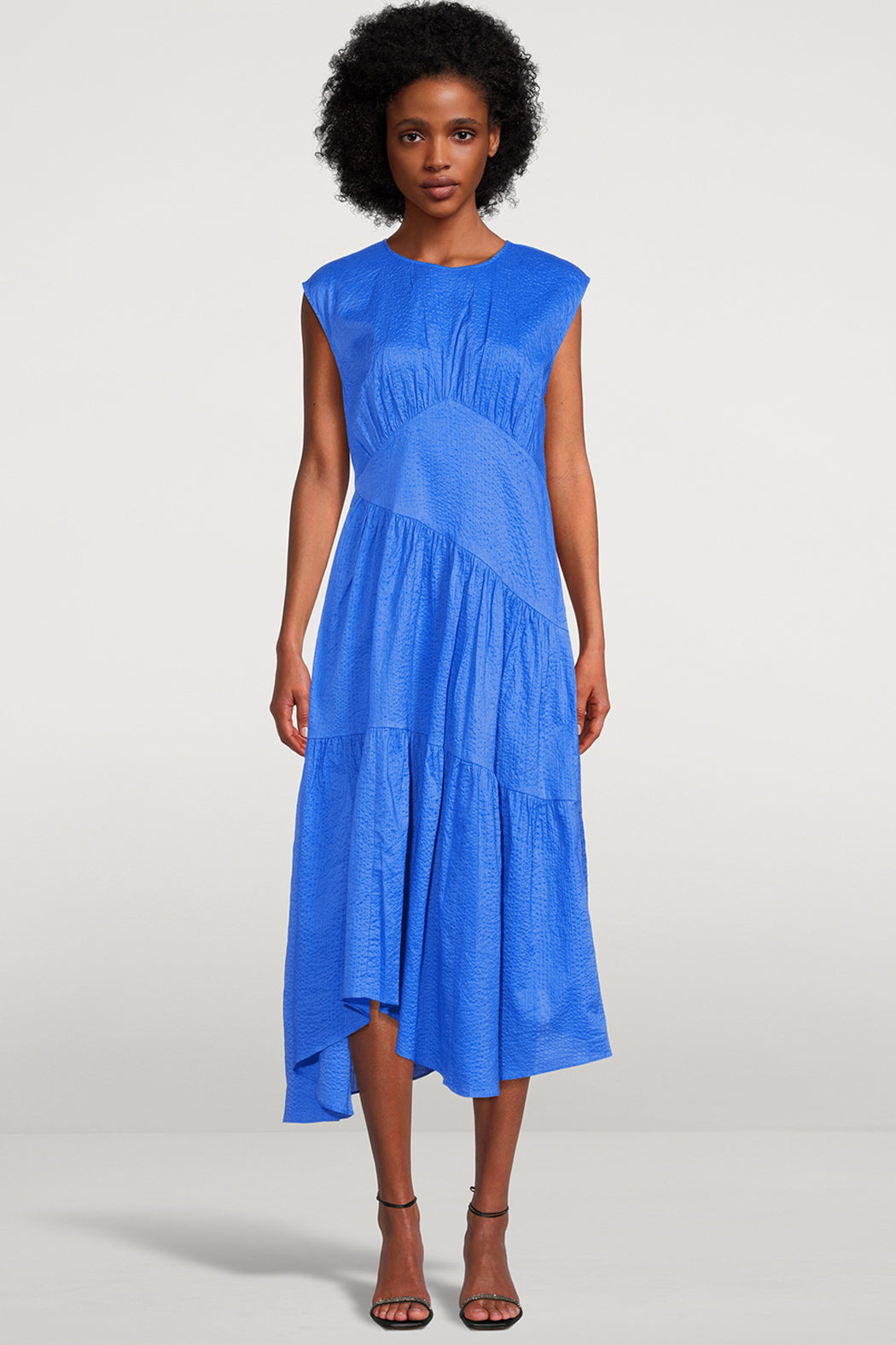 Illustrative example of cornflower blue dress