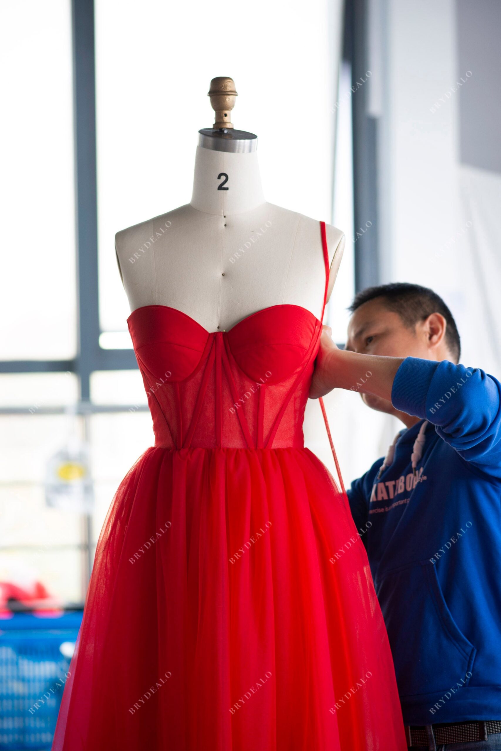 Illustrative example of corset dress formal