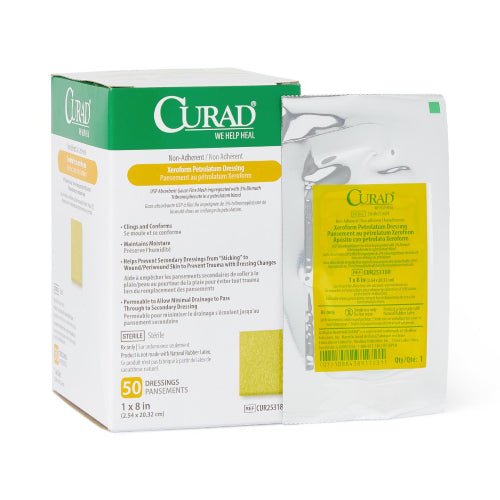 Illustrative example of curad xeroform petrolatum dressing