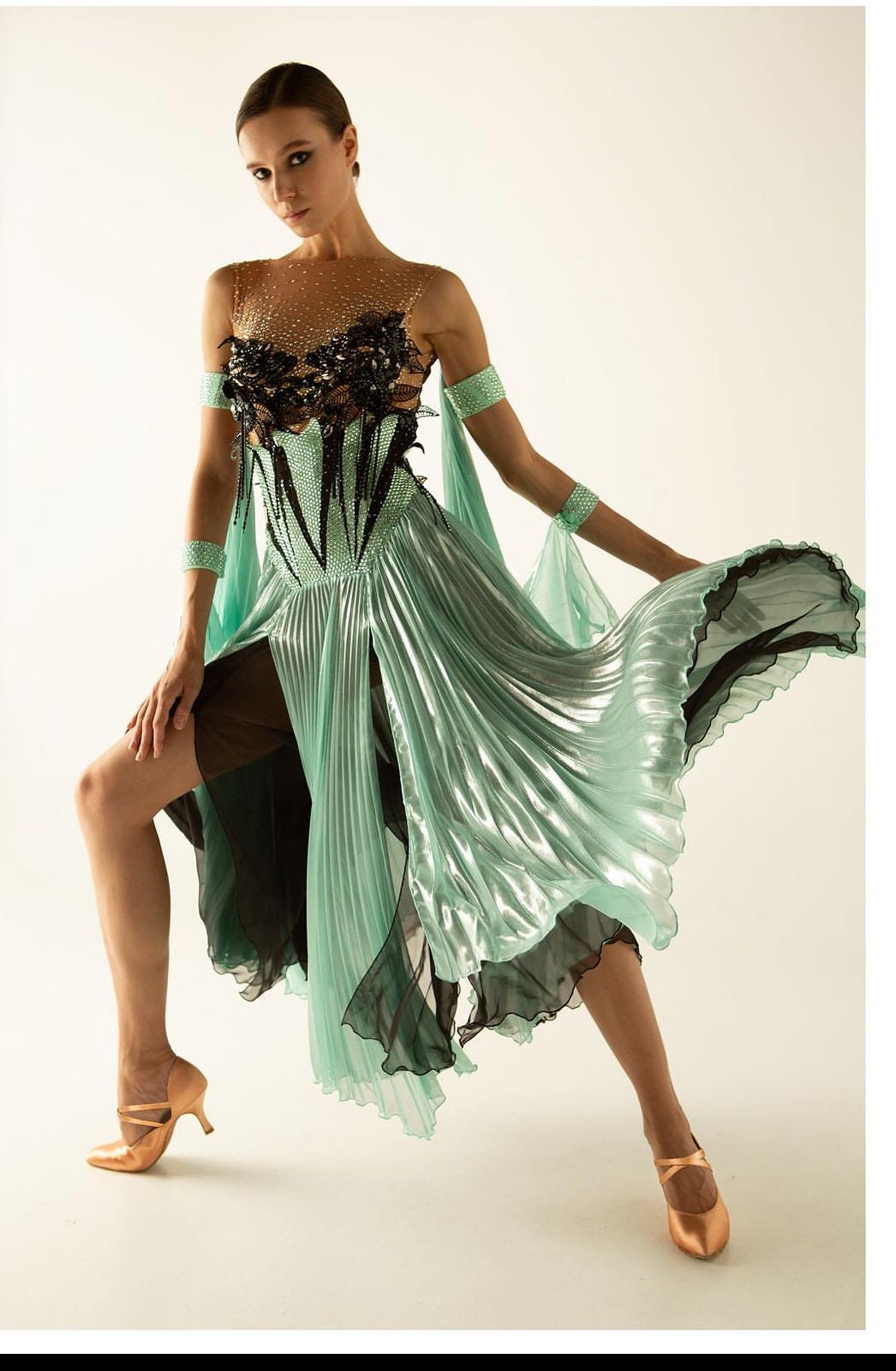 Illustrative example of dancing dresses