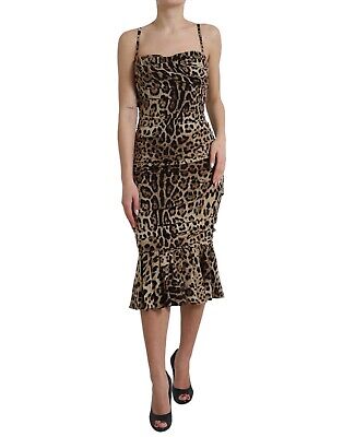 Illustrative example of dolce and gabbana ruched midi dress