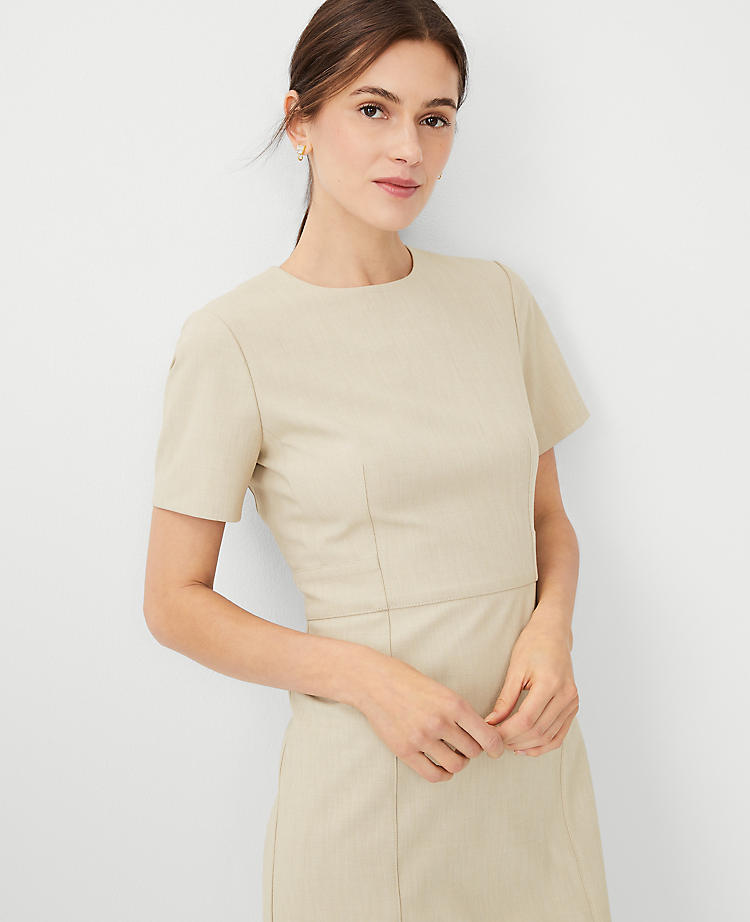 Illustrative example of dress with short sleeves