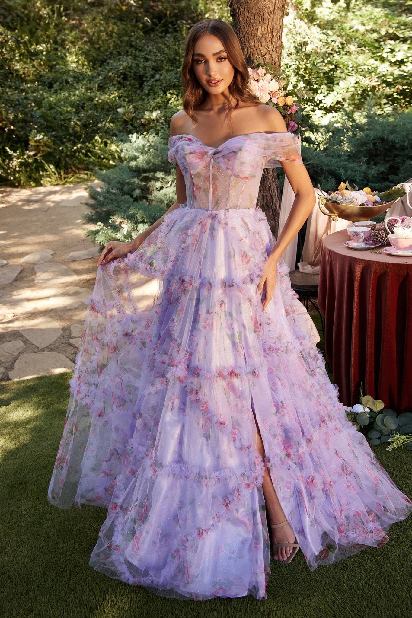 Illustrative example of easter prom dress