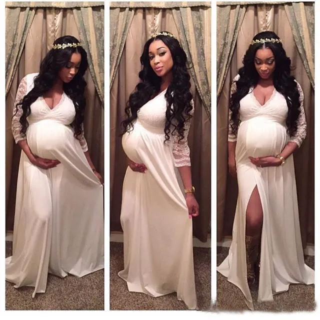 Illustrative example of elegant maternity dresses for baby shower