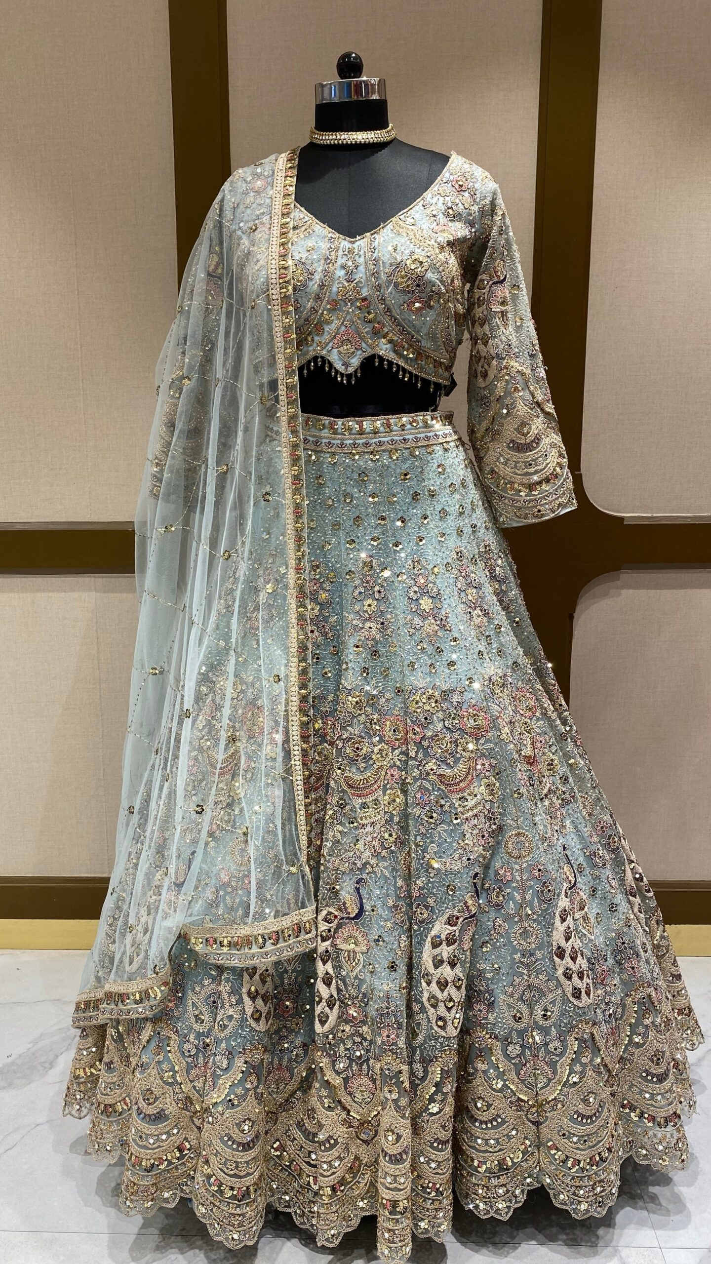 Illustrative example of engagement dress for female