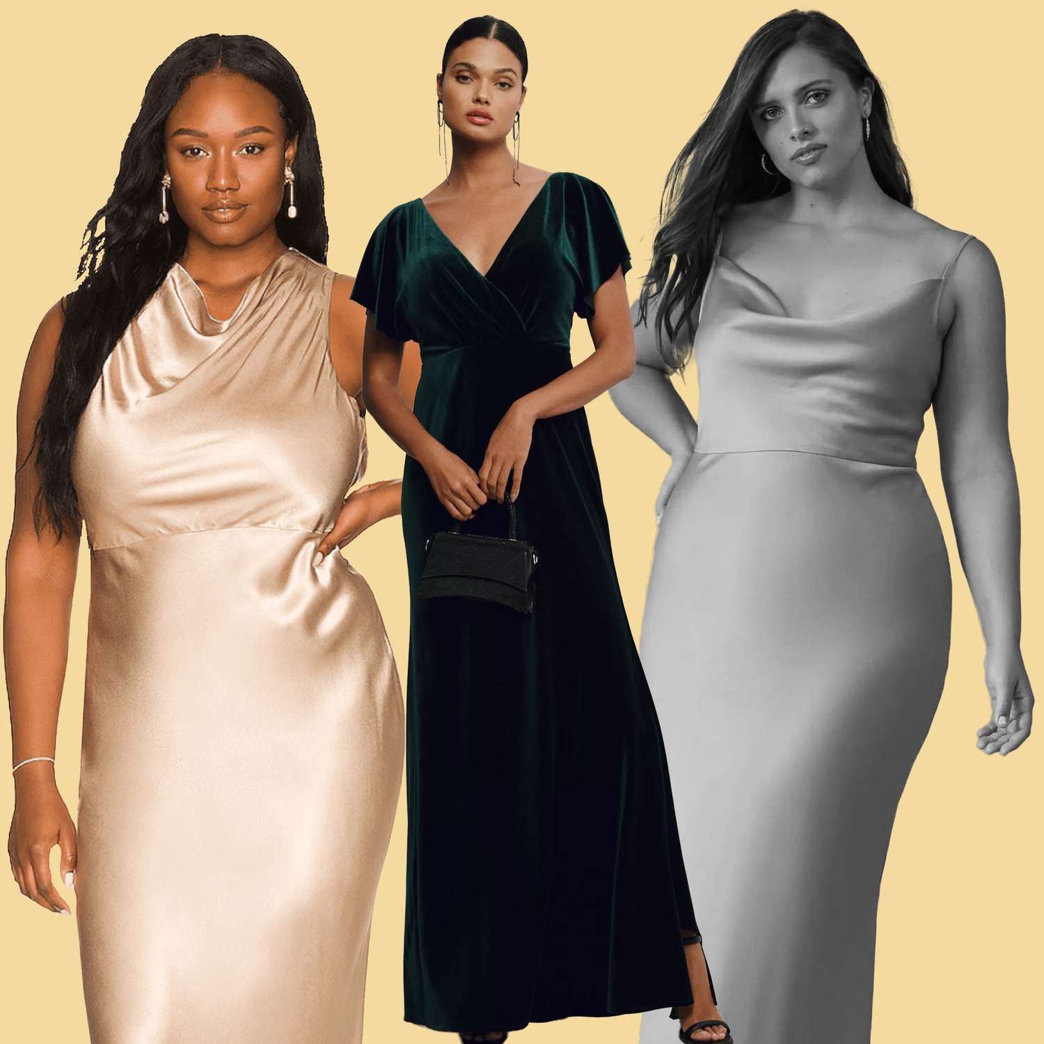 Illustrative example of engagement dress for female