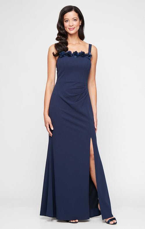 Illustrative example of evening dress for petite size