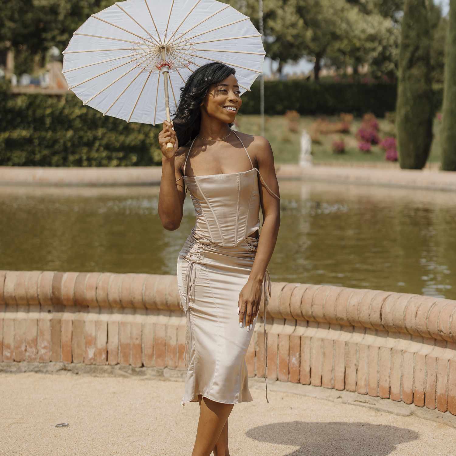 Illustrative example of fall cocktail dresses for weddings
