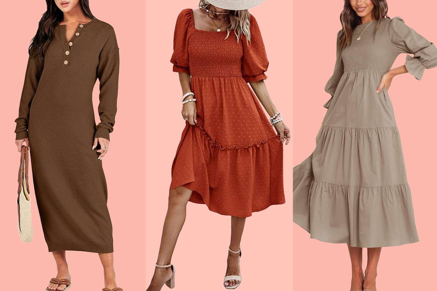 Illustrative example of fall dresses casual