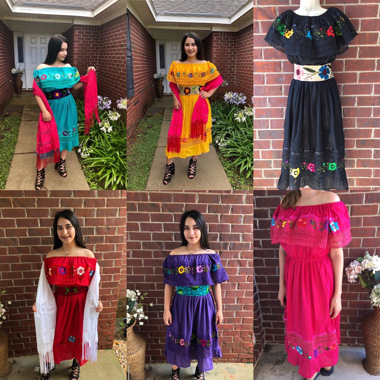 Illustrative example of fiesta dress