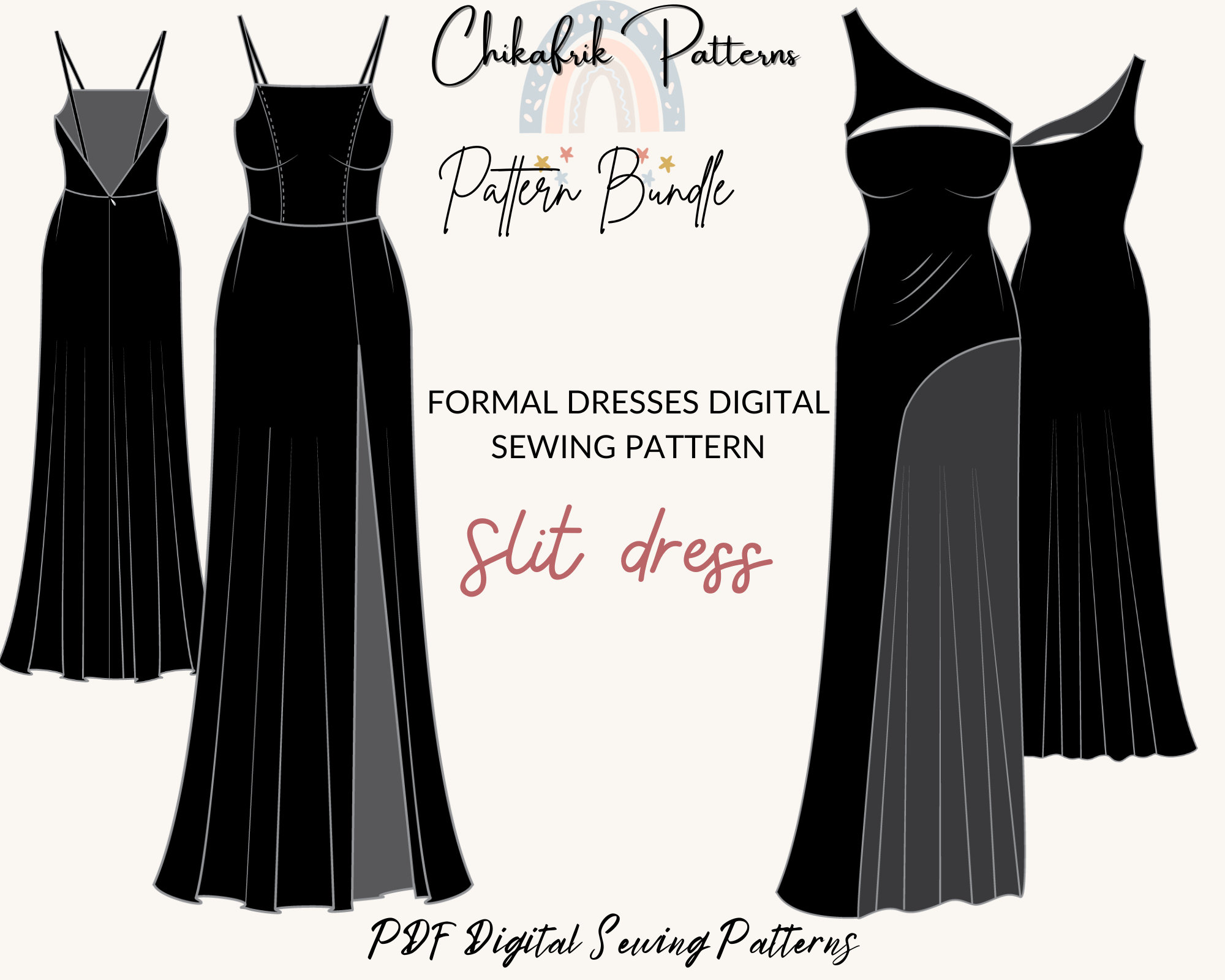 Illustrative example of formal dress patterns