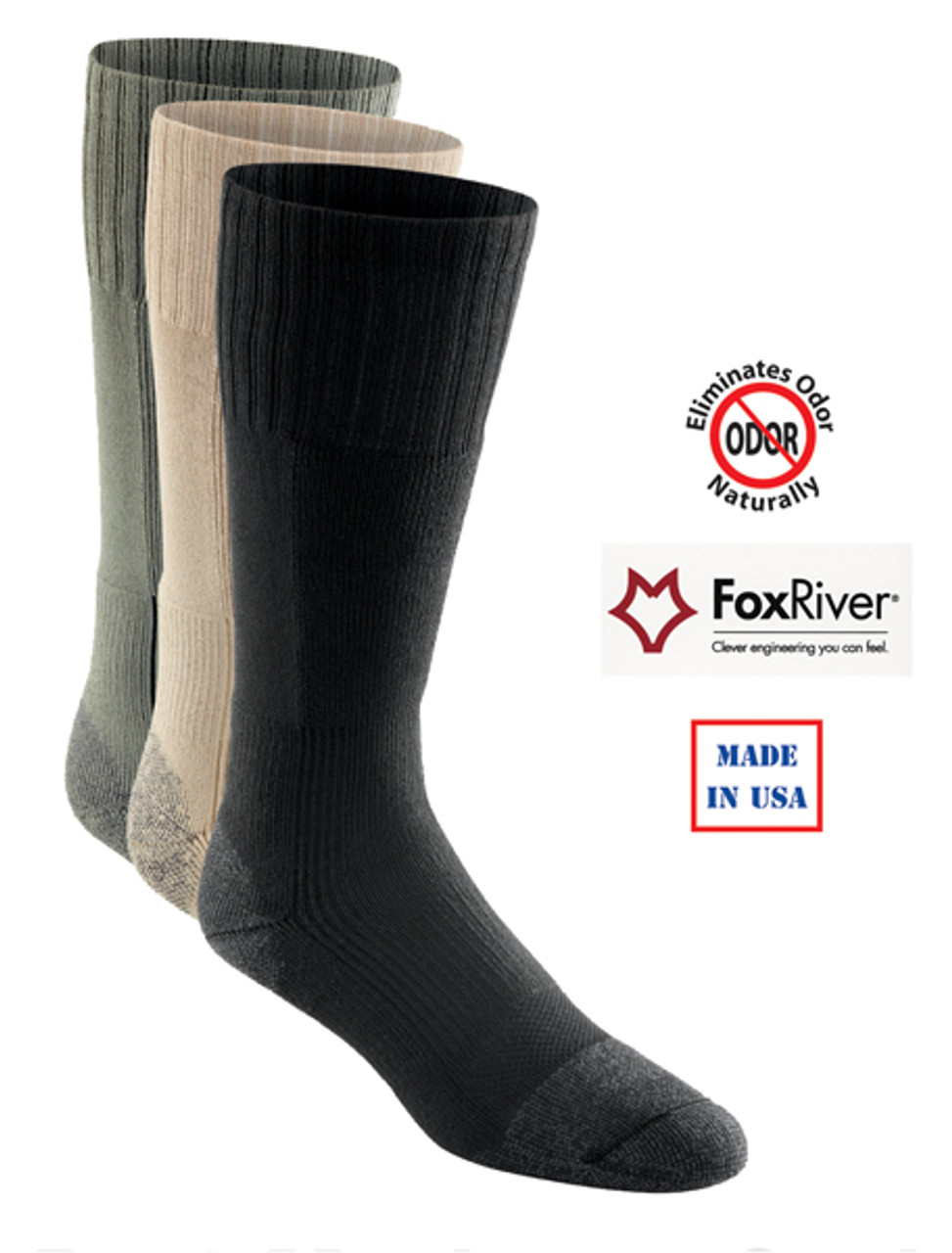 Illustrative example of fox river dress socks