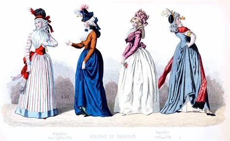 Illustrative example of french dress