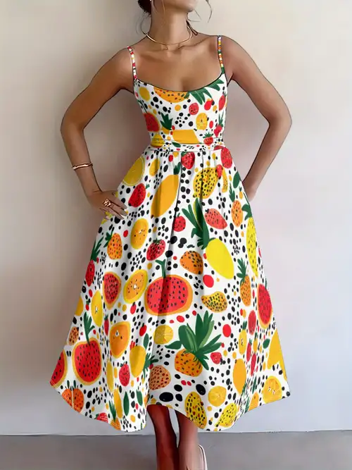Illustrative example of fruit dress