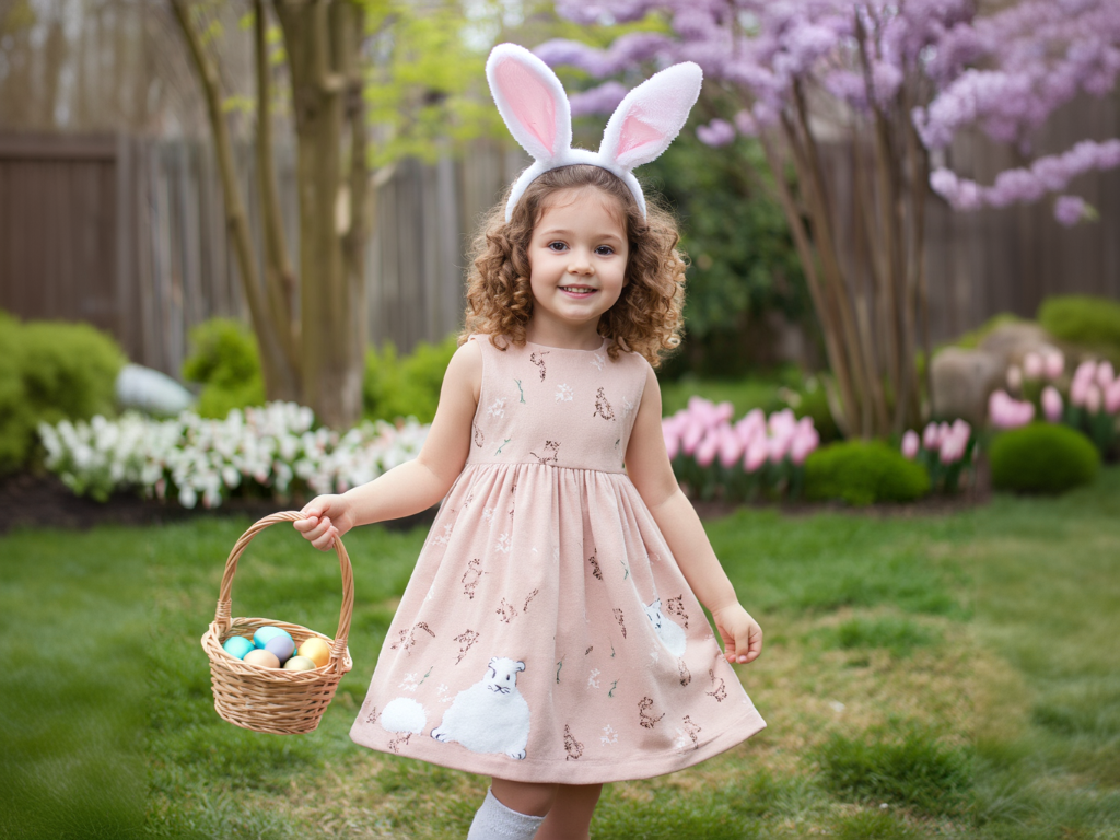 Illustrative example of girls easter dresses 2025