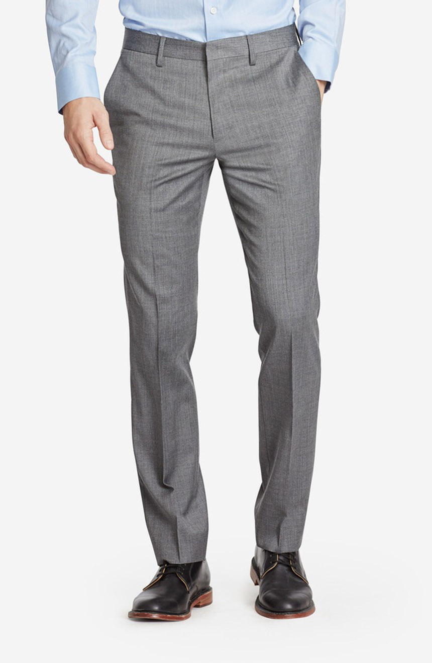 Illustrative example of gray dress pants