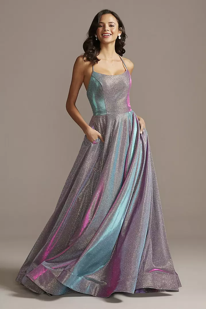 Illustrative example of iridescent dress