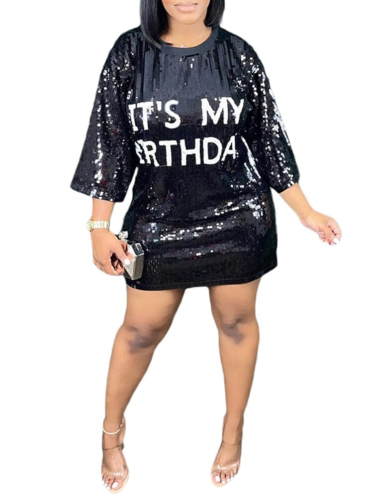 Illustrative example of its my birthday dress