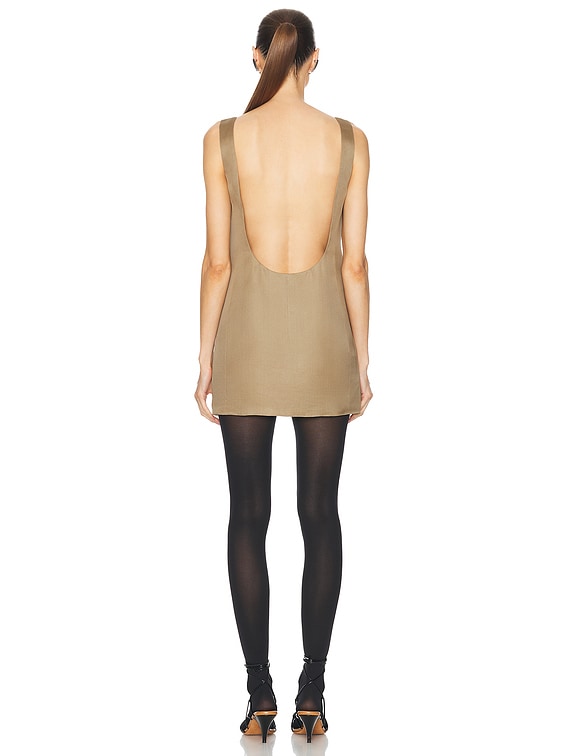 Illustrative example of khaite pranta dress
