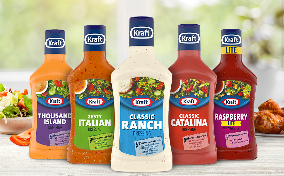Illustrative example of kraft salad dressing